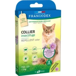 Collier Insectifuge Pour Chats De Plus De 2 Kg Longueur 35 Cm Formule Renforcée - Francodex -Amis Poils Soldes Boutique 95085848 3