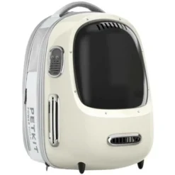 Sac à Dos Connecté Blanc PETKIT Pour Animaux