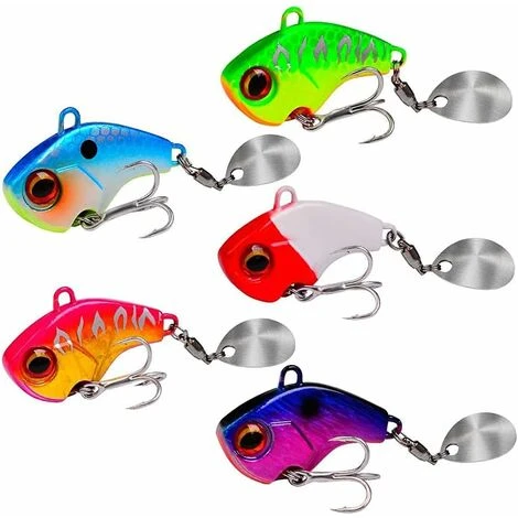 5 Pièces Kits Leurres Pêche Appâts,Spinner Cuillers Pêche,Leurres Pêche Métal,Cuillers Pêche,pour Les Accessoires De Pêche En Camping En Plein Air Truite Perche Saumon Brochet Whiteeye 1 5 Pièces Kits Leurres Pêche Appâts,Spinner Cuillers Pêche,Leurres Pêche Métal,Cuillers Pêche,pour Les Accessoires De Pêche En Camping En Plein Air Truite Perche Saumon Brochet Whiteeye