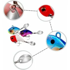5 Pièces Kits Leurres Pêche Appâts,Spinner Cuillers Pêche,Leurres Pêche Métal,Cuillers Pêche,pour Les Accessoires De Pêche En Camping En Plein Air Truite Perche Saumon Brochet Whiteeye 7 5 Pièces Kits Leurres Pêche Appâts,Spinner Cuillers Pêche,Leurres Pêche Métal,Cuillers Pêche,pour Les Accessoires De Pêche En Camping En Plein Air Truite Perche Saumon Brochet Whiteeye -Amis Poils Soldes Boutique 95608140 3