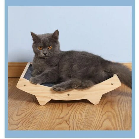 GUOYIHUA® Griffoir Et Grattoir Pour Chat En Sisal, Utilisable Recto-Verso Bois Tapis Griffoir Chat, 5828.812.5cm 1 GUOYIHUA® Griffoir Et Grattoir Pour Chat En Sisal, Utilisable Recto-Verso Bois Tapis Griffoir Chat, 5828.812.5cm