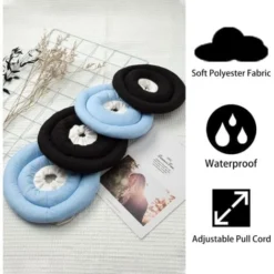 Collerette Pour Chat Réglable, Collier De Récupération Doux Pour Chat, Collier De Protection Pour Animaux Après Chirurgie (S, Noir) -Amis Poils Soldes Boutique 95916669 4