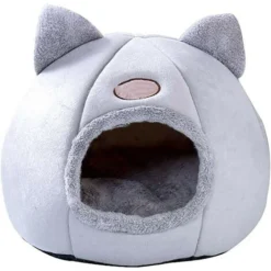 (36x 36 X 40cm (Environ 7,5 Kg Pour Les Chat), Gris)， Lit De Chat Chien Coussin Doux Pour Chien Nid De Chat Choit Maison Deluxe Pour Animal Panier Chat Chambre Pour Automne Et Hiver -Amis Poils Soldes Boutique 95917293 5