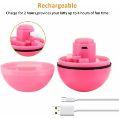 Jouet Interactif Pour Chat Jouet Interactif Pour Chat,Balle Animée Intelligente, Automatique à Bille Roulante, Ballon Rotatif à 360 Degrés, Balle Jouet De Chat Rechargeable Avec Lumière LED Pour Chato 9 Jouet Interactif Pour Chat Jouet Interactif Pour Chat,Balle Animée Intelligente, Automatique à Bille Roulante, Ballon Rotatif à 360 Degrés, Balle Jouet De Chat Rechargeable Avec Lumière LED Pour Chato -Amis Poils Soldes Boutique 96337363 5
