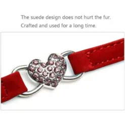 Collier Pour Chat　Collier Chats,Collier De Chat Ajustable En Velours Doux Avec Cloche, Fourniture D'animaux Domestique Mignon,Convient à La Plupart Des Chats Et Petits Chiens(17cm-28cm) -Amis Poils Soldes Boutique 96337369 4