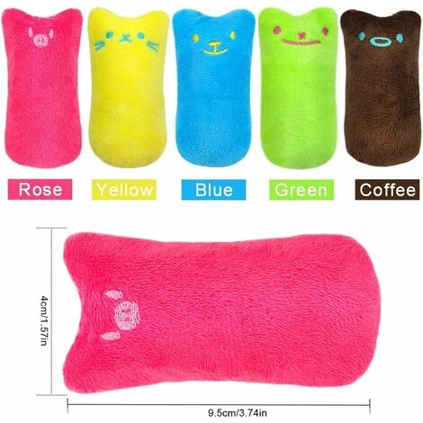 Peluche Pour Chat Jouet En Peluche Cataire Jouets Chat Herbe à Chat,Pet Supplies Chat à Mâcher Et à Nettoyer Les Dents,Jouets Naturels Pour Chat Pour Tous Les Chats Et Chatons Appropriés (5 Couleurs) 2 Peluche Pour Chat Jouet En Peluche Cataire Jouets Chat Herbe à Chat,Pet Supplies Chat à Mâcher Et à Nettoyer Les Dents,Jouets Naturels Pour Chat Pour Tous Les Chats Et Chatons Appropriés (5 Couleurs) – Image 2