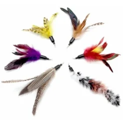 Remorque à Ressort De Remplacement Pour Canne à Pêche Pour Chat 6 Pièces