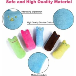Peluche Pour Chat　Jouet En Peluche Catnip, Jouet Chat Herbe à Chat, à Mâcher Et à Nettoyer Les Dents, Appropriés Pour Les Jouets Pour Chat D'intérieur -Amis Poils Soldes Boutique 96339257 3