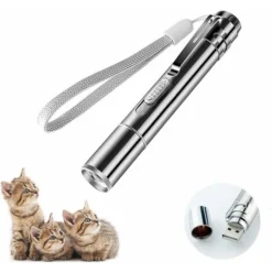 Pointeur Pour Chat Jouets Interactifs Pour Chats 7 En 1 Chat Drôle Multi-modèle Joue Lampe De Poche LED Avec USB Rechargeable
