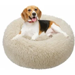Panier Et Corbeille Pour Chat　Panier Rond Chien Coussin Chat Panier Donut, Panier Chien Lit Pour Chat Chien Extra-Doux Confortable Et Mignon, Coussin Pour Chats Et Petits Chiens De Taille Moyenne, 50c