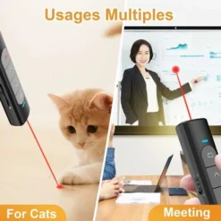 Telecommande Ordinateur, Pointeur Du Présentateur Avec Hyperlien Et Contrôle Du Volume,pour Présentation, Enseignement, Bureau, Conférence,etc 9 Telecommande Ordinateur, Pointeur Du Présentateur Avec Hyperlien Et Contrôle Du Volume,pour Présentation, Enseignement, Bureau, Conférence,etc -Amis Poils Soldes Boutique 96399969 5