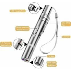 Jouet Pointeur Laser D'intérieur Pour Chat Et Chien, Jouet Interactif Pour Chat Et Chien D'intérieur, Chargement USB -Amis Poils Soldes Boutique 97041579 4