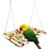 Hamac De Toile D'oiseau Pour Animaux De Compagnie,Hamac Suspendu à L'oiseau,Balancer Petit Lit Suspendu Oiseau Perroquet Diamant Perroquet Gris Africain Perroquet Cage Jouet