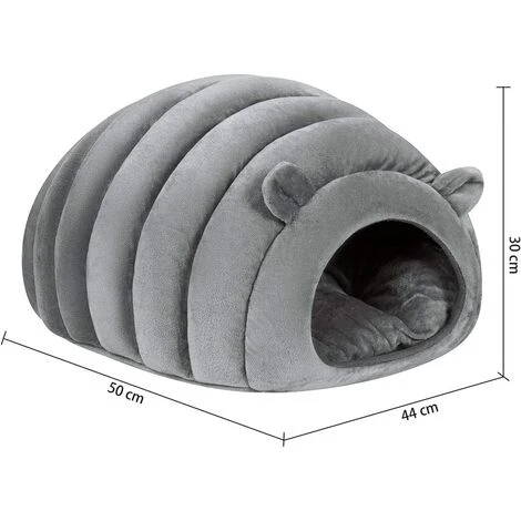 Niche Pour Chat Chaud Grotte De Dôme Moelleux Lit De Chaton Chenil Panier De Chien Douillet Lit Nid Intérieur Pour Animaux De Compagnie Sac De Couchage Avec Coussin Amovible Pour Chiot Petits Animaux 5 Niche Pour Chat Chaud Grotte De Dôme Moelleux Lit De Chaton Chenil Panier De Chien Douillet Lit Nid Intérieur Pour Animaux De Compagnie Sac De Couchage Avec Coussin Amovible Pour Chiot Petits Animaux – Image 5