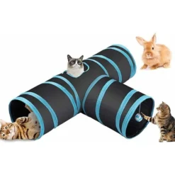 Tunnel Chat Jeu Chat Tunnel Lapin Pet Tunnel Tube De Tunnel Pliant Chat Tunnel Jouets Tunnel Pour Les Chats Lapins, Chiens, Animaux De Compagnie