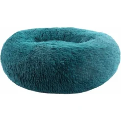 Panier De Chat Rond En Peluche Pour Animal Chats Et Petits Chiens Coussin Pour Lit De Chat Lit Donut Chien Convient Sofa