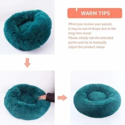 Panier De Chat Rond En Peluche Pour Animal Chats Et Petits Chiens Coussin Pour Lit De Chat Lit Donut Chien Convient Sofa -Amis Poils Soldes Boutique 97515575 5