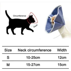 Collier De Récupération Doux Pour Chat, Collier De Cône De Chat, Collier Elizabeth En Tissu Non Tissé, Collier Protecteur De Cicatrisation Des Plaies Spécialement Conçu Pour Les Chats -Amis Poils Soldes Boutique 97536591 5