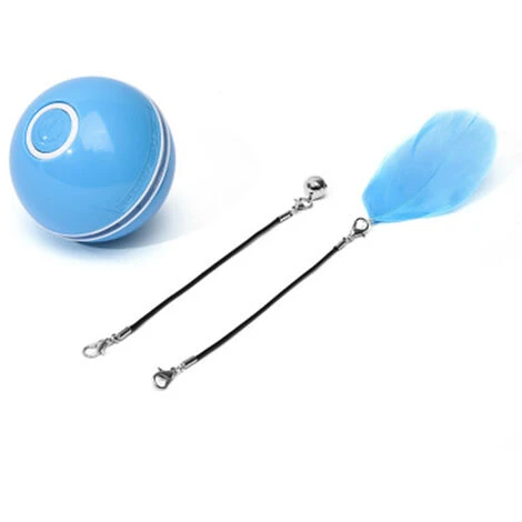 Jouets Interactifs Pour Chats Pour Chats D'Intérieur, Jouets Pour Chatons Roulants Automatiques, Lumière Led De Couleur Tournante Intégrée, Boule De Mouvement De Synchronisation De Charge Usb Avec Plu 2 Jouets Interactifs Pour Chats Pour Chats D'Intérieur, Jouets Pour Chatons Roulants Automatiques, Lumière Led De Couleur Tournante Intégrée, Boule De Mouvement De Synchronisation De Charge Usb Avec Plu – Image 2