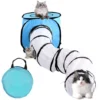 Ensemble De Tunnel Et De Cubes De Jouet Pour Chat, Tube Pliable Froissé Interactif Et Aire De Jeux De Cubes Pliables Pour Animaux De Compagnie, Chats Et Chiots