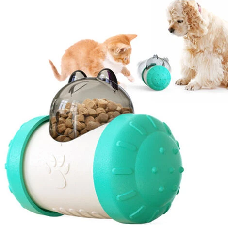 Distributeur De Nourriture Pour Animaux De Compagnie, Swing Car Bear Tumbler Slow Food Feeder Toy, Pet Training Toys Interactive Rolling Cats And Dogs Food Leaker Toys 1 Distributeur De Nourriture Pour Animaux De Compagnie, Swing Car Bear Tumbler Slow Food Feeder Toy, Pet Training Toys Interactive Rolling Cats And Dogs Food Leaker Toys