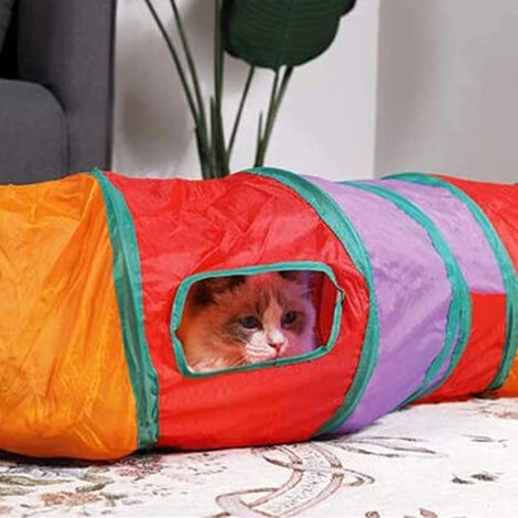 Tunnel Pour Chat , Un Jouet Interactif Pour Chat Est Également Inclus , Jouets Pour Chats , Tunnels Pour Chat Pour Chats D'Intérieur , Tube Pour Chat , Pliable 3 Tunnel Pour Chat , Un Jouet Interactif Pour Chat Est Également Inclus , Jouets Pour Chats , Tunnels Pour Chat Pour Chats D'Intérieur , Tube Pour Chat , Pliable – Image 3