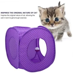Flexible Pop Out Cat Kitty Play Cube Tunnel De Jeu Extensible Jouets Pour Chat, -Amis Poils Soldes Boutique 97551891 4