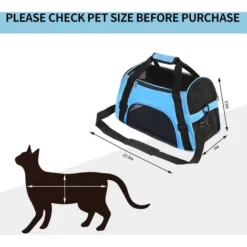 Sac De Transport Pour Animaux De Compagnie à Côtés Souples Approuvé Par La Compagnie Aérienne -Amis Poils Soldes Boutique 97559646 3