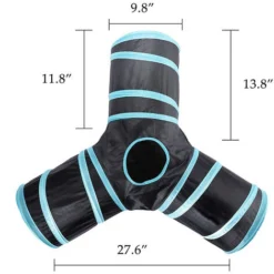 Jouet Pour Chat Pliable En Forme De T à 3 Voies Avec Tunnel Pour Chat Avec Trou Pour Chat, Chaton, Chaton -Amis Poils Soldes Boutique 97560542 4
