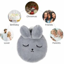 Bouillotte, Bouillotte Avec Couvercle, Bouillotte Bouillotte Pour Enfants Avec Calin Doux, Pour Garder Le Corps Des Pieds Au Chaud -Amis Poils Soldes Boutique 97631309 5