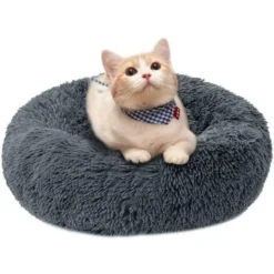 Lit Pour Chat Lavable Lit Pour Chien Fluffy - Lieu De Couchage Pour Chats Et Petits Chiens