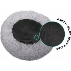 Panier Pour Chien 50CM Lit Pour Chat Lit Pour Chien Lavable Anti Dérapant Rond En Peluche Animal De Compagnie Lit Coussin Rond Pour Chat Chien -Amis Poils Soldes Boutique 98372235 3