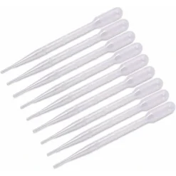 KAEJYIUT Pipettes De Transfert En Plastique, 3 Ml, 40 Pièces