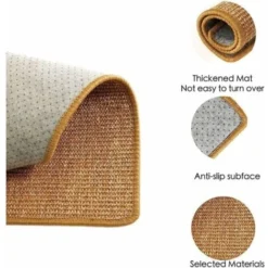Tapis De Grattage Pour Chat, Tapis Griffoir Pour Chat En Sisal, Grattoir Pour Chat, Jouet De Soins Pour Griffes De Chat Anti-dérapant, Protéger Les Meubles Et Les Canapés 30×40cm（couleur Aléatoire）, -Amis Poils Soldes Boutique 99373436 4