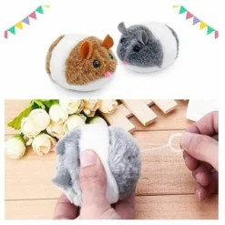Jouet Chat, 2 Pièces Souris En Peluche, Automatique Chat Souris Jouet, Ensemble De Jouets Pour Chats, Jouet Chat Interactif Animaux Domestiques Toys Pour Chat Chaton -Amis Poils Soldes Boutique 99538955 3
