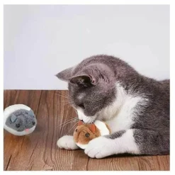 Jouet Chat, 2 Pièces Souris En Peluche, Automatique Chat Souris Jouet, Ensemble De Jouets Pour Chats, Jouet Chat Interactif Animaux Domestiques Toys Pour Chat Chaton -Amis Poils Soldes Boutique 99538955 5