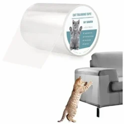 1pcs Protection Canape Chat Anti Griffe Sticker Transparent Autocollant Rouleau De Protection Invisible Protege De Meubles Table (S:15x100cm) MNS