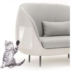 1pcs Protection Canape Chat Anti Griffe Sticker Transparent Autocollant Rouleau De Protection Invisible Protege De Meubles Table (S:15x100cm) MNS -Amis Poils Soldes Boutique 99597897 4